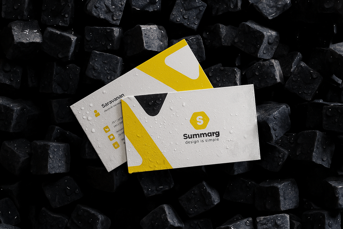 Non-Terable & Waterproof Business Card